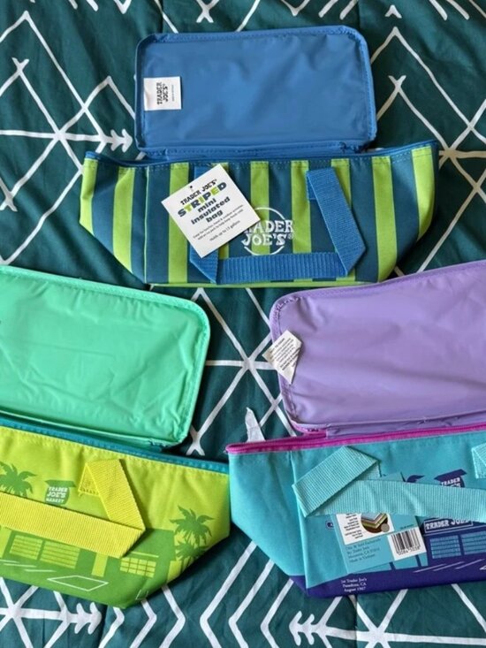 Trader Joe'S Handbags - NWT Trader Joe's Summer 2026 Mini Insulated Bag Set of 3 Summer 2026 Limited Ed
